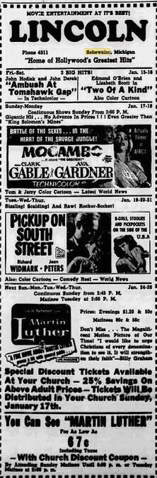 Lincoln Theatre - June 15 1954